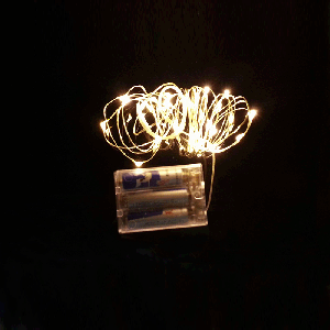 Barrery powered String Lights