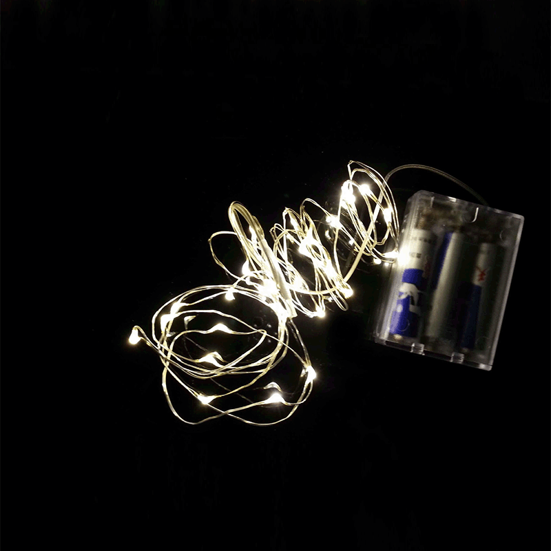 Barrery powered String Lights