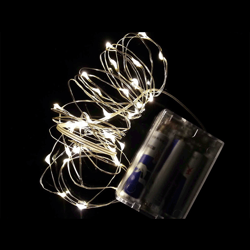 Barrery powered String Lights