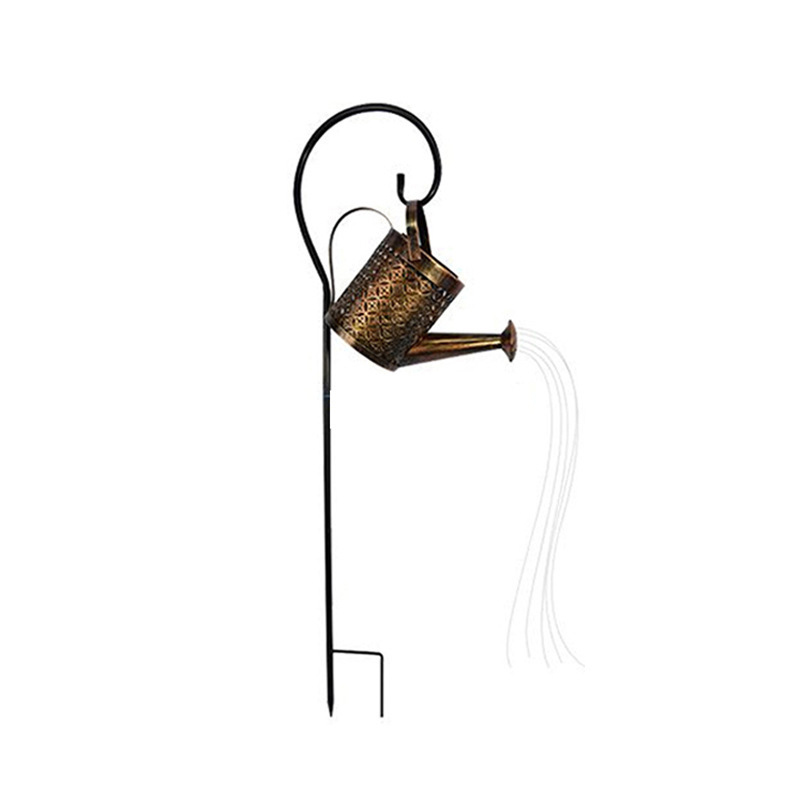 Creative Iron Art Kettle Lamp Led