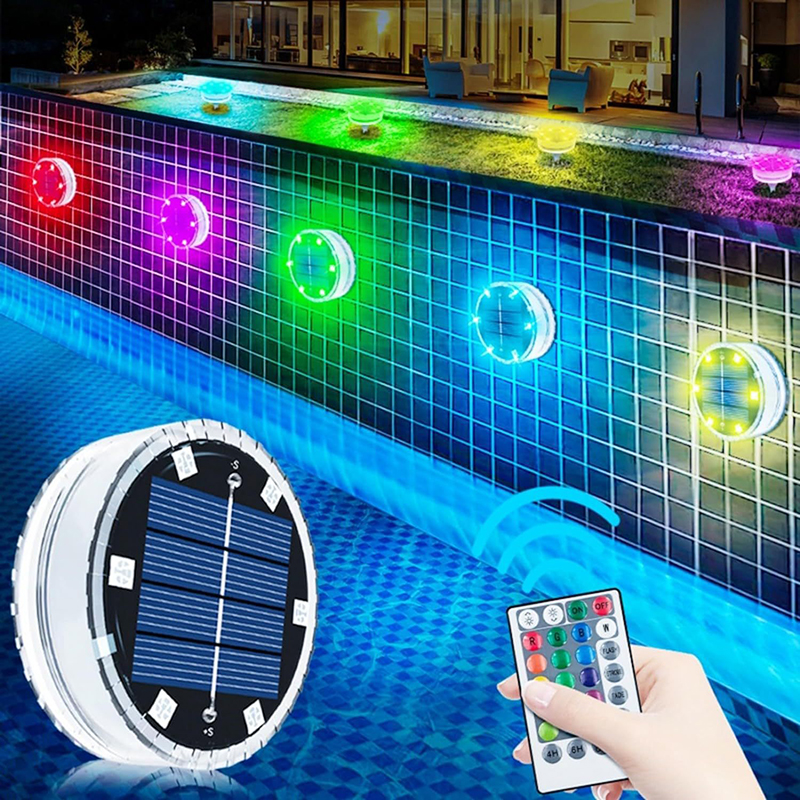 12 solar powered diving lights